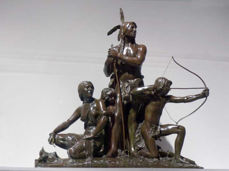 MNBAQ : Algonquins par Louis-Philippe Hébert
(1888)